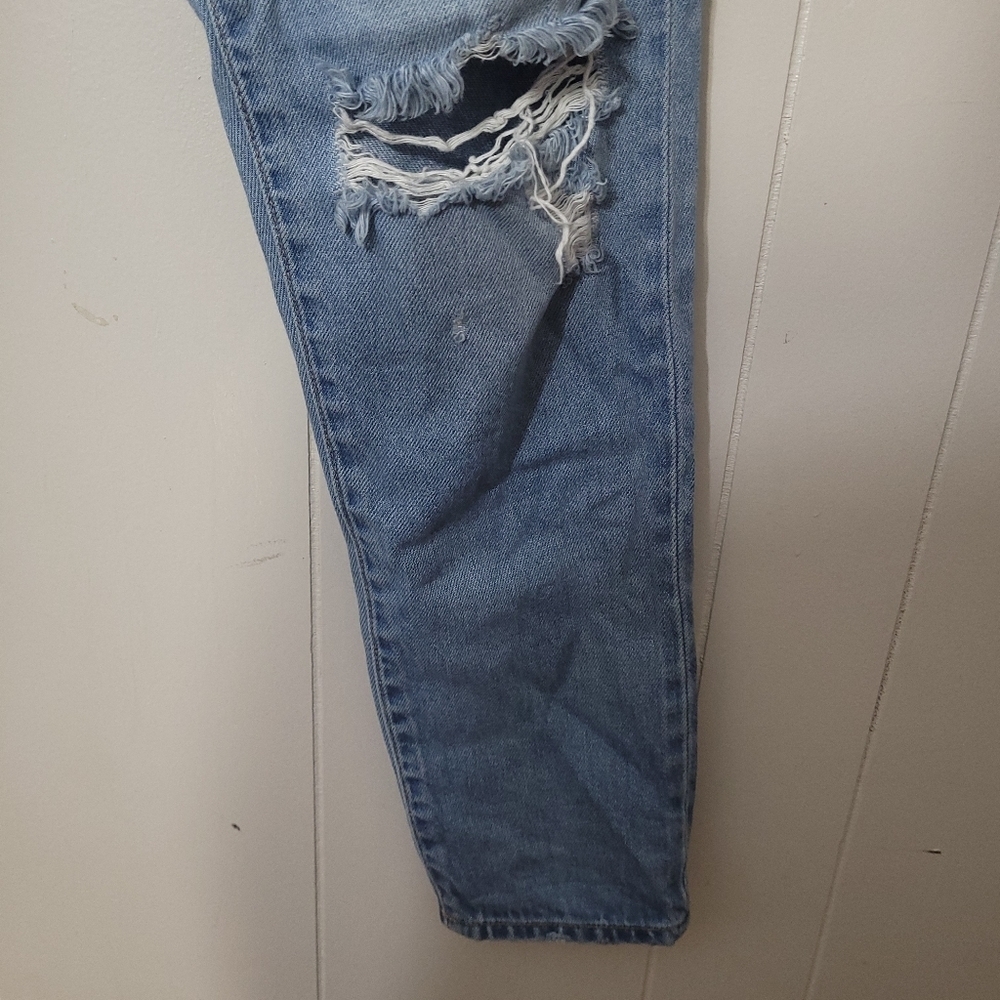American eagle jeans high rise girlfriend blue size 6 - Picture 4 of 13